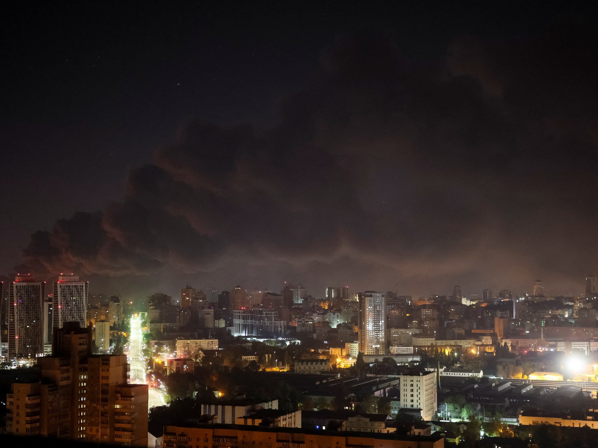 Russia strikes Kyiv in 'massive' attack; at least two killed