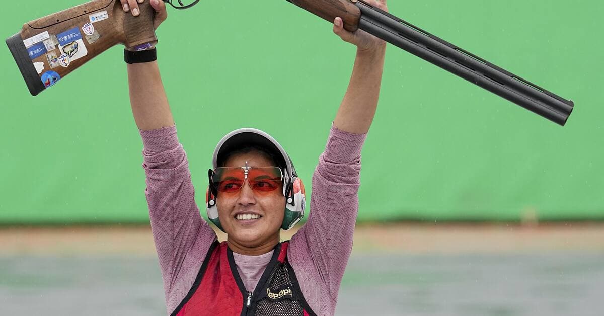 Indian shooters Neeru, Kynan win Asian Games trap mixed team gold