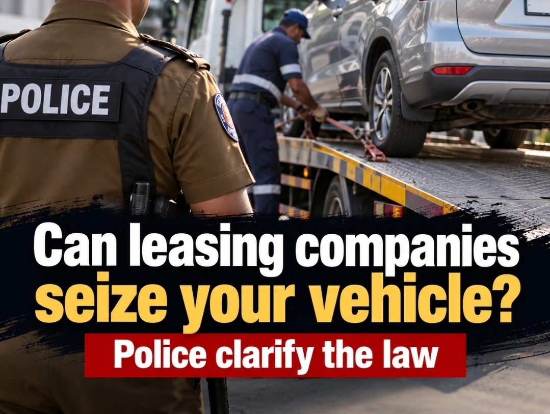 Police issue guidelines on vehicle repossession by leasing firms