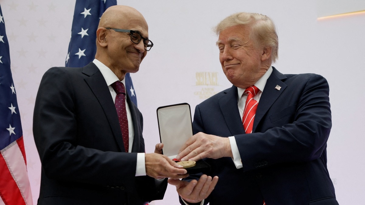 Trump honours Nadella as Microsoft faces green card programme suspension