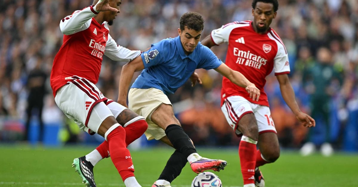 Arsenal Tamatkan Permulaan Sempurna dengan Kekalahan 3-0 di Brighton