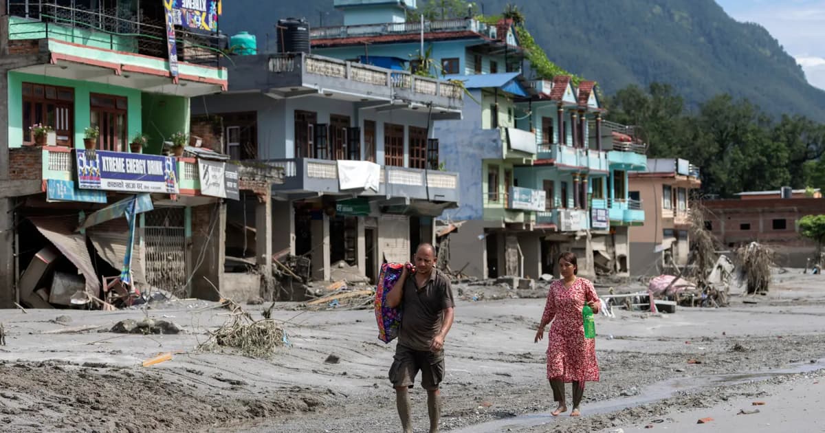 Nepal Jangka Kos Pembinaan Semula Banjir Mencapai Berbilion Dolar
