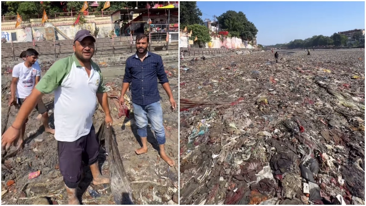 Volunteers Launch Clean-up Drive to Remove Waste from Ganga Riverbed in Haridwar