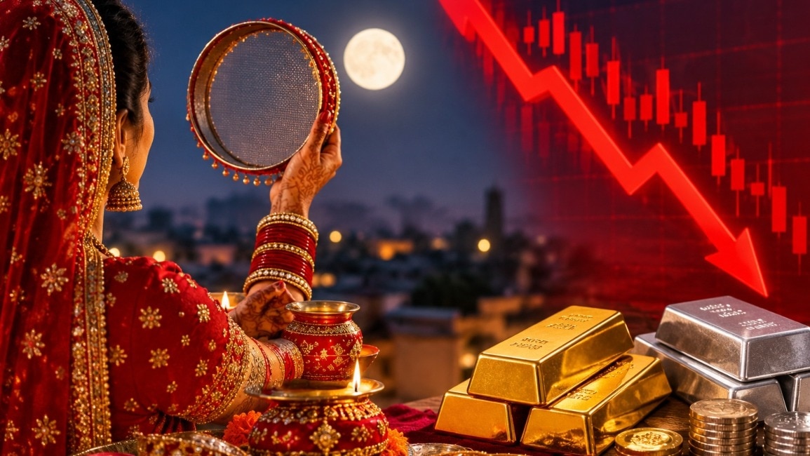 Silver prices crash over 4,600 rupees ahead of Karva Chauth festival