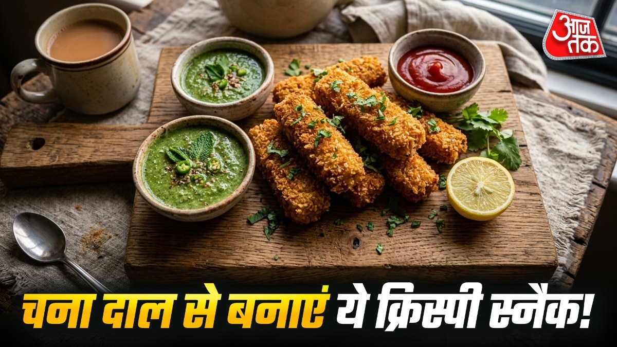 Crispy chickpea dal fingers offer quick, wholesome breakfast alternative
