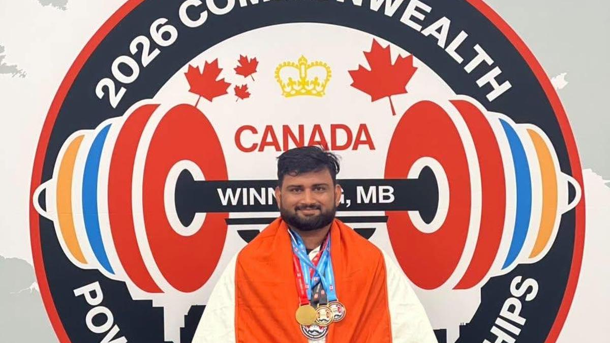 Karnataka lifter clinches silver at Commonwealth powerlifting championships