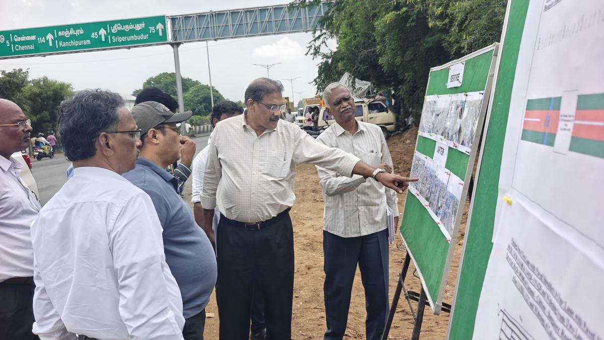 Ranipet BHEL Feeder Road widening project to finish by year-end