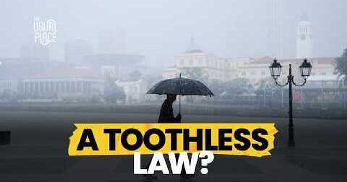 Singapore's Legal Arsenal Proves Limited Against Indonesian Haze