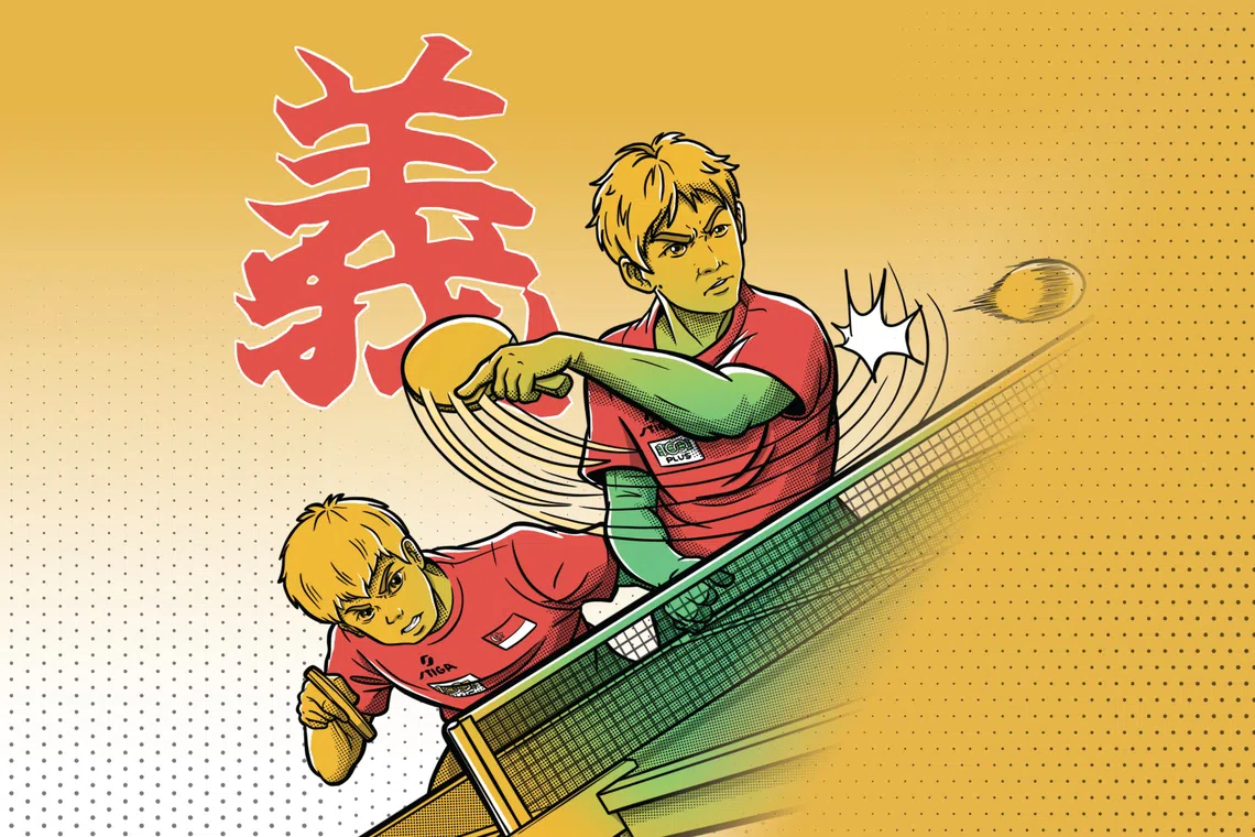 Singapore's Quek and Pang Eye Table Tennis Glory