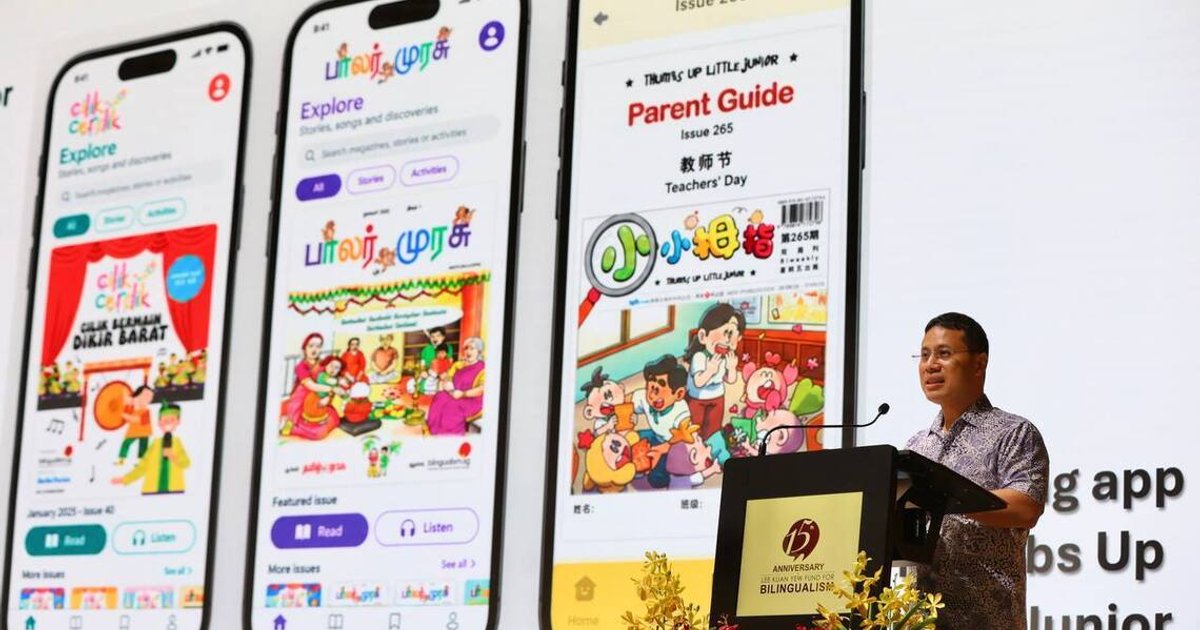 Singapore to distribute mother tongue publications to 72,000 kindergarteners from 2027