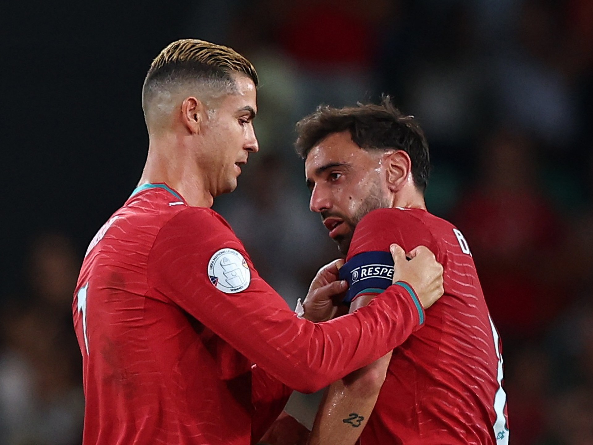 Fernandes backs Ronaldo as Portugal prepares for Norway clash