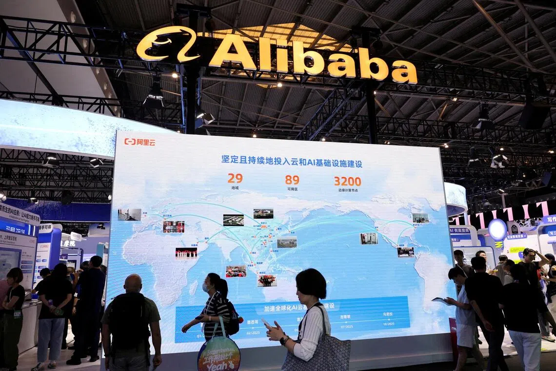 Alibaba revenue climbs on AI push despite sharp profit decline