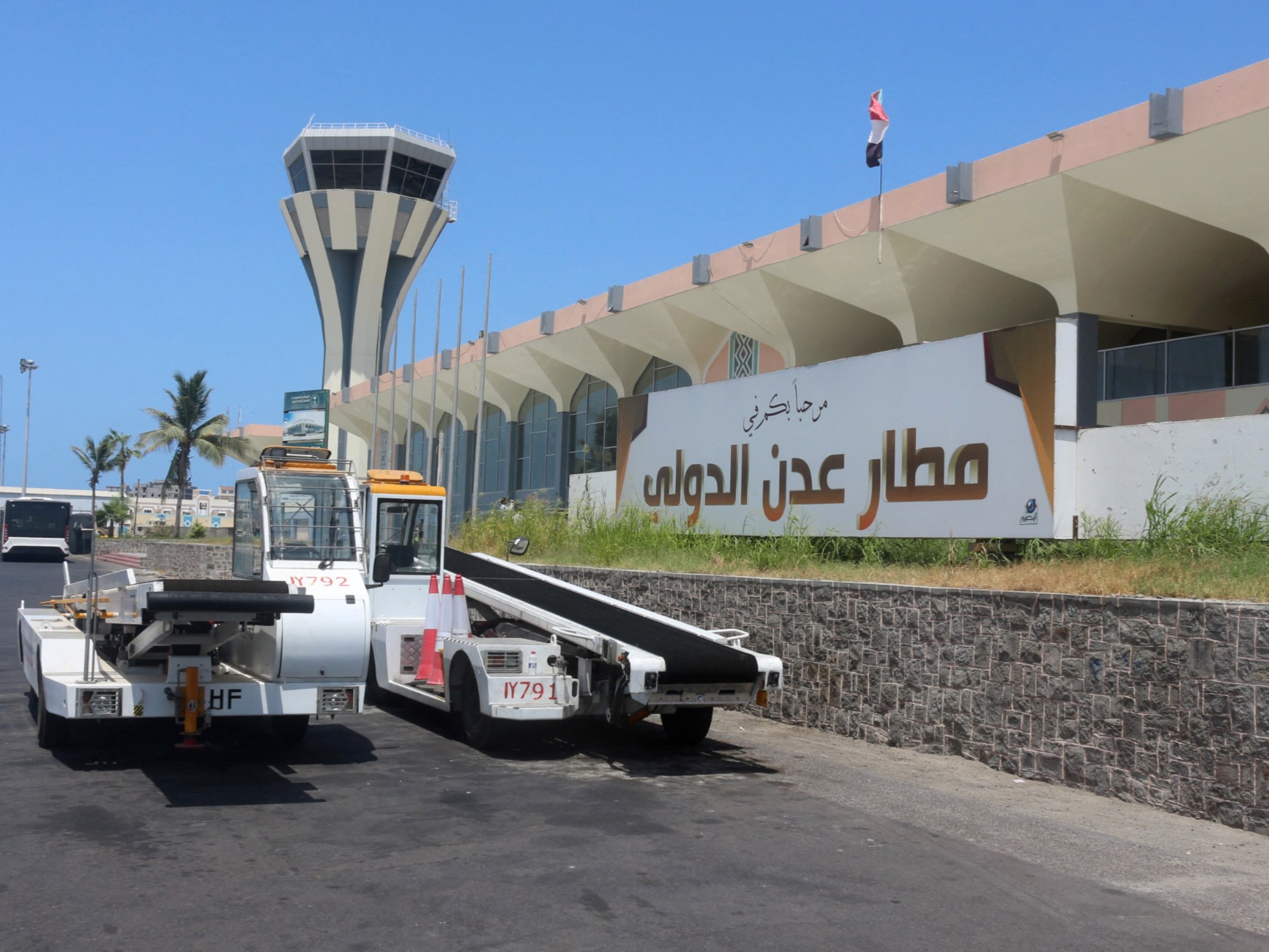 Houthis attack Aden airport with missiles as Yemen conflict intensifies