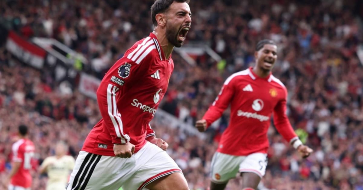Fernandes cetak tiga gol, Man Utd tewaskan Ipswich 5-2 di Premier League