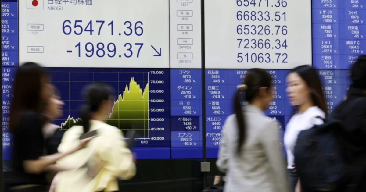 Saham Asia merosot di tengah kebimbangan teknologi, harga minyak turun