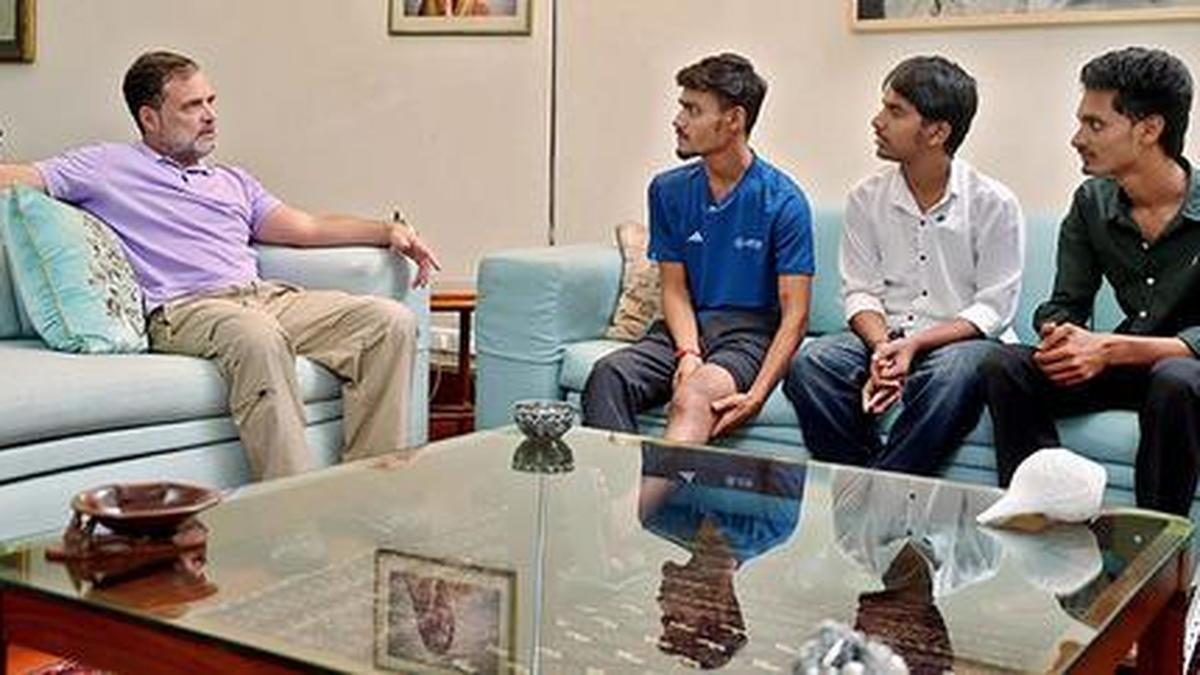 Gandhi Slams Modi, CM Over Police Action Against Bihar Students