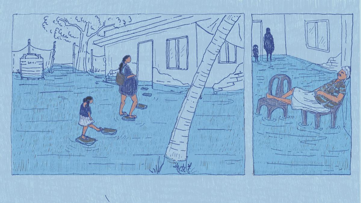Silent graphic novel captures rising waters threatening Kochi's communities