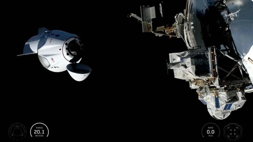 SpaceX spacecraft sets new speed record reaching International Space Station