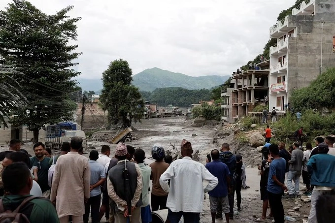 Lũ lụt kinh hoàng ở biên giới Nepal-Tây Tạng, 95 người thiệt mạng