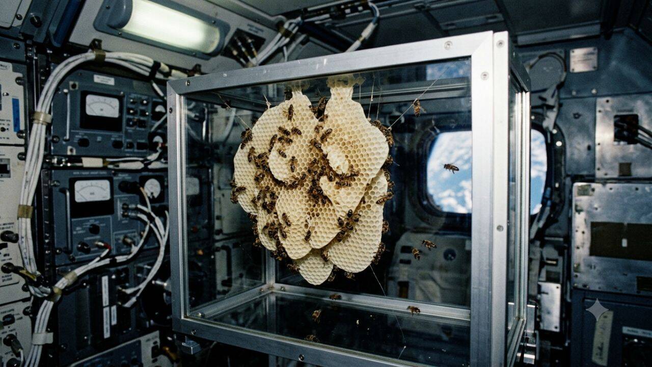 NASA's 1984 Honeybee Mission Explored Construction in Microgravity