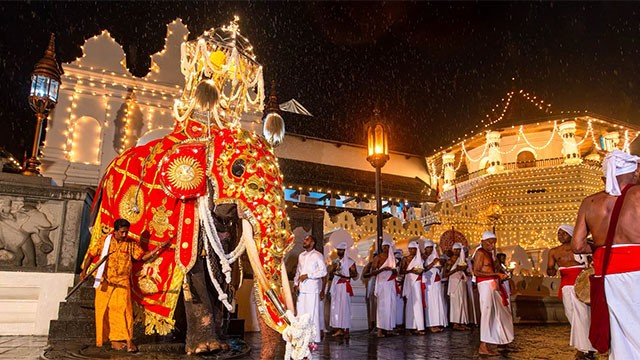 Kandy Esala Festival marks third night with grand Randoli Perahera procession
