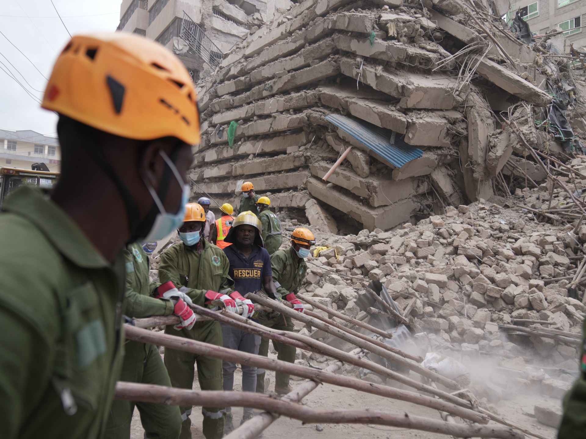 Multiple casualties feared as multistory building collapses in Nairobi