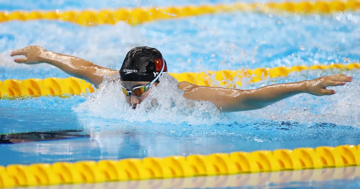 Yu Zidi, 13, Terbang Ke Final Renang 200m Rama-rama Sukan Asia