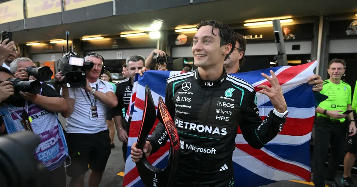 Russell edges Verstappen in thrilling Baku finish to claim Grand Prix victory