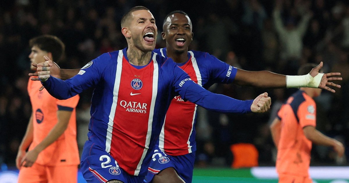PSG edge Barcelona in six-goal Champions League thriller