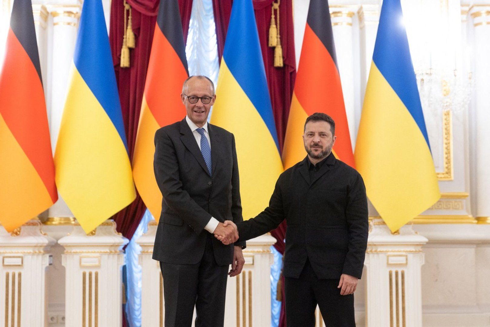 Germany pledges $1.5B aid to Ukraine as Merz visits Kyiv