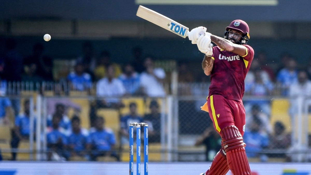 West Indies Post 350-Plus in Second ODI Against India in Guwahati