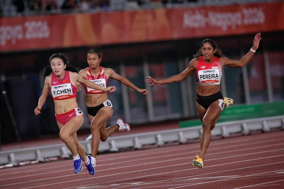 Pereira tops 200m heats to secure Asian Games final berth
