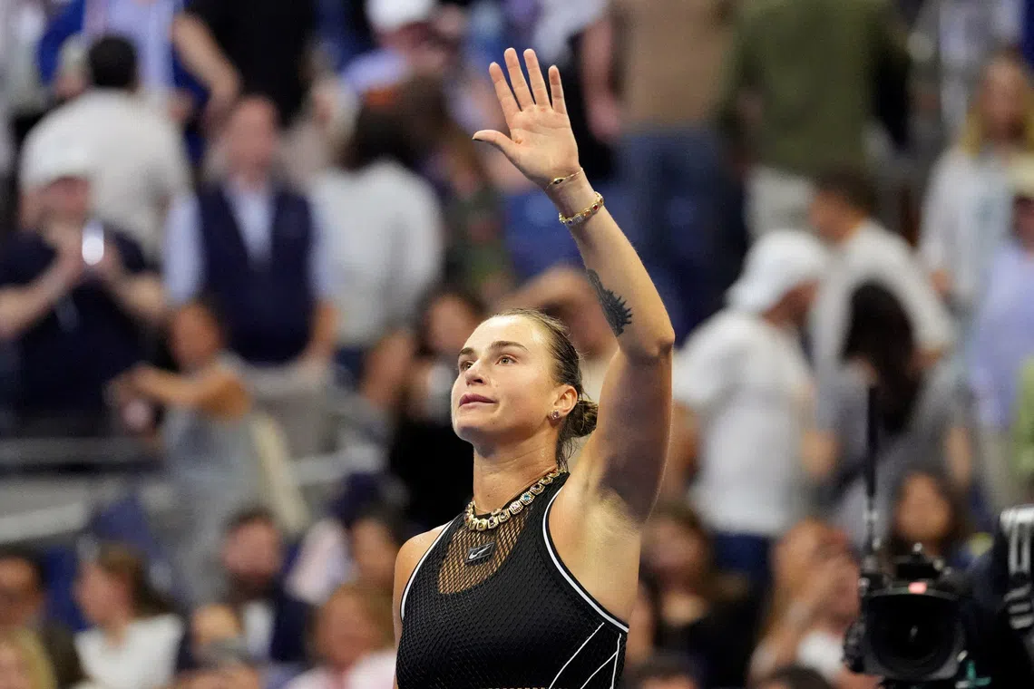 Sabalenka dismisses party talk after commanding U.S. Open victory