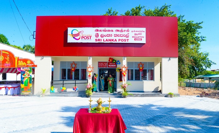 Newly Built Mullaitivu Post Office Opens to Public