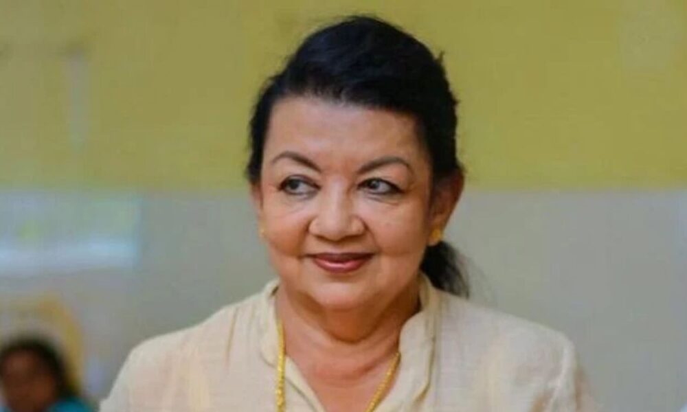 Shiranthi Rajapaksa departs Sri Lanka for Singapore