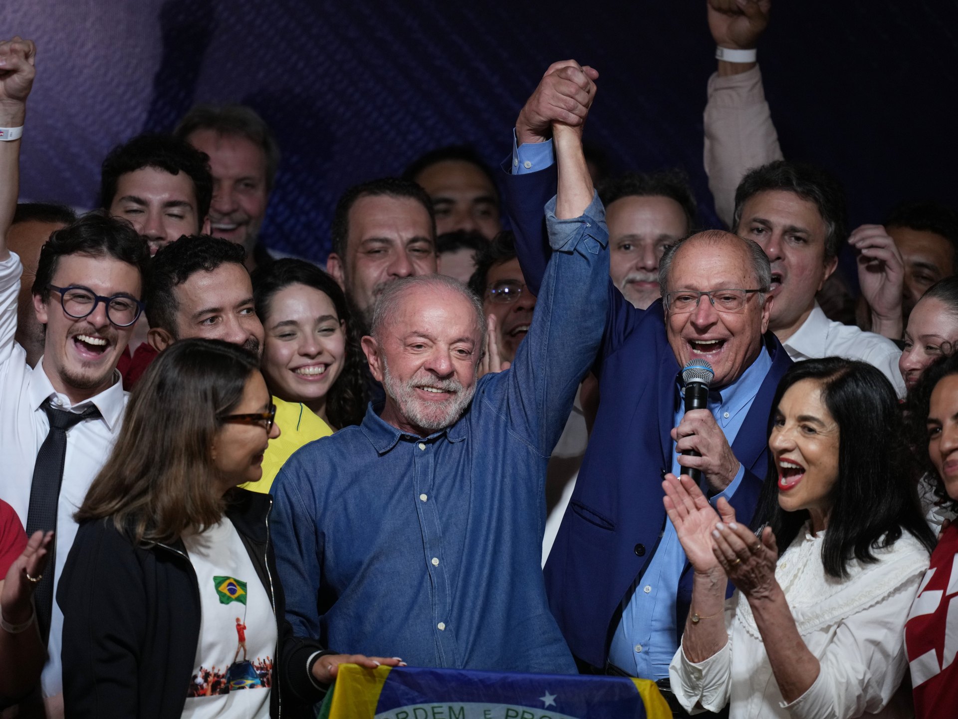 Brazil's Lula supporters celebrate narrow electoral victory in major cities