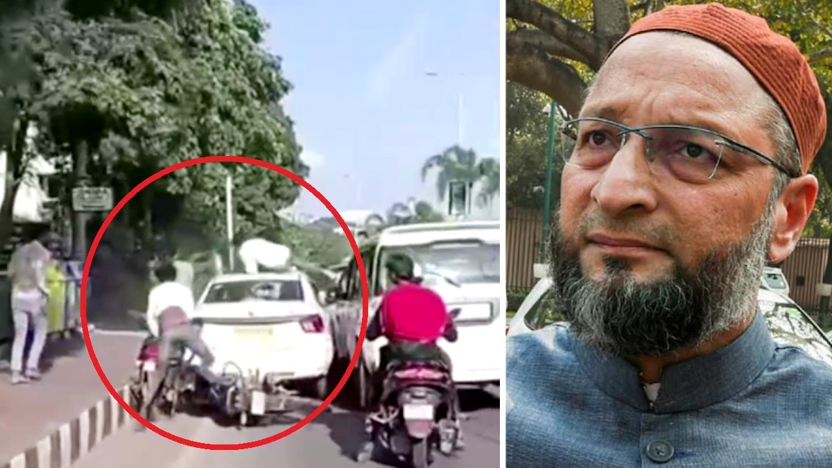 Owaisi's convoy involved in accident in Bhopal; several bikers injured