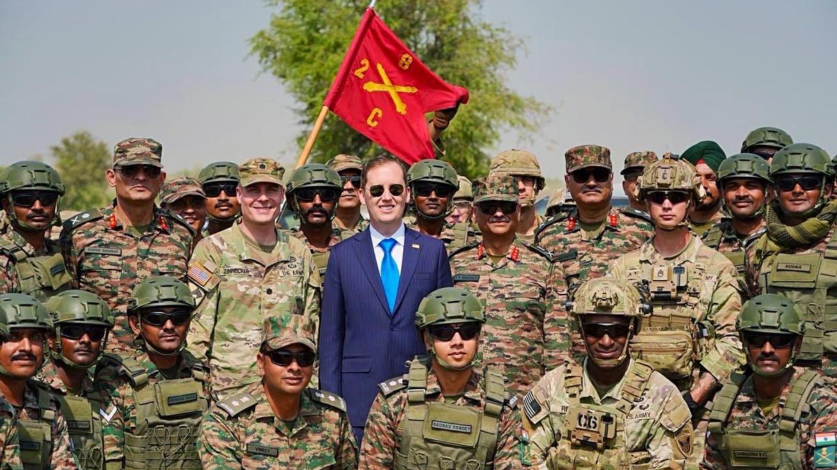 U.S. Ambassador, Indian Army Chief View Joint Firing Demonstration