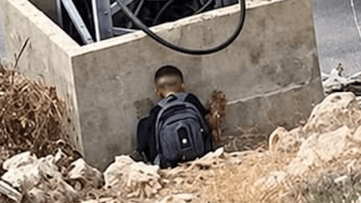 Palestinian Schoolboy's Photo of Israeli Forces Encounter Goes Viral