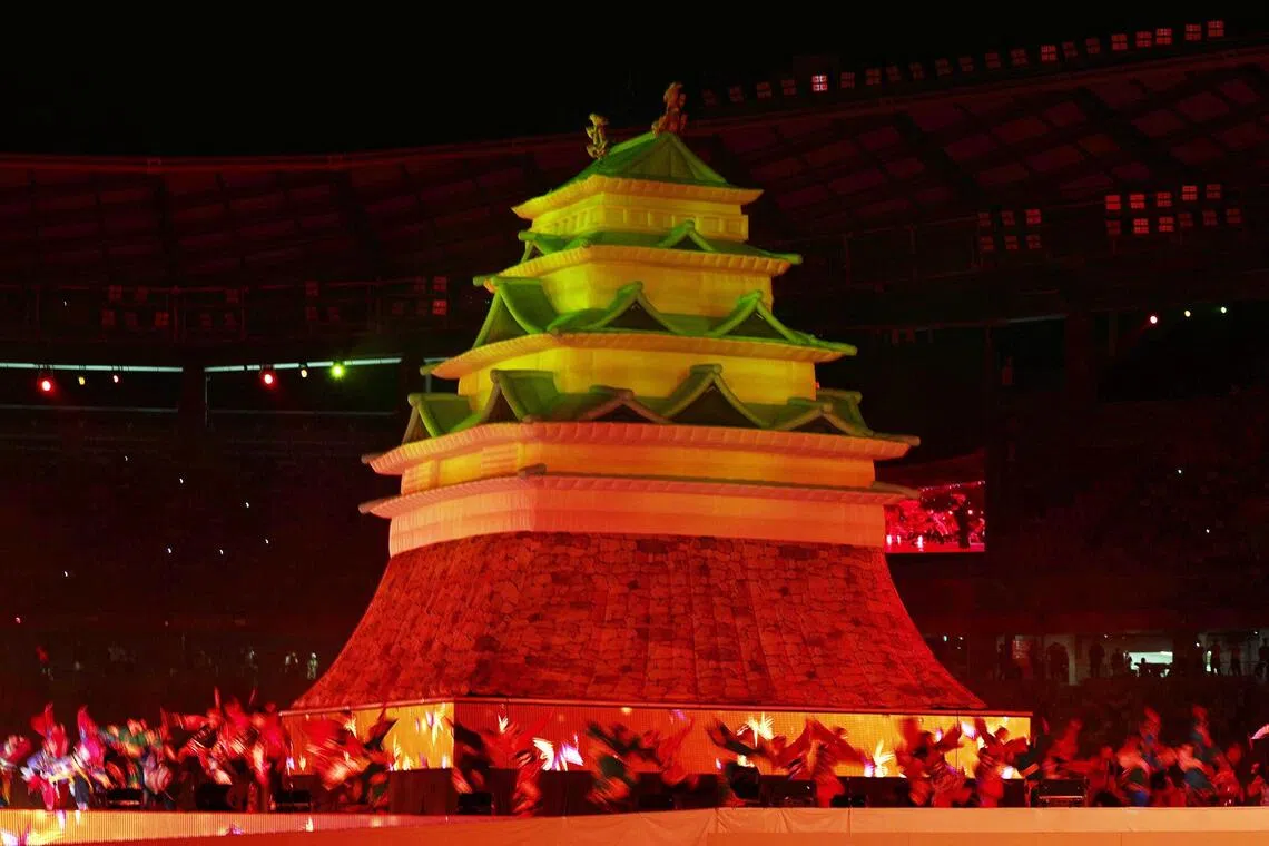 Camera drone crashes into Nagoya building during Asian Games display