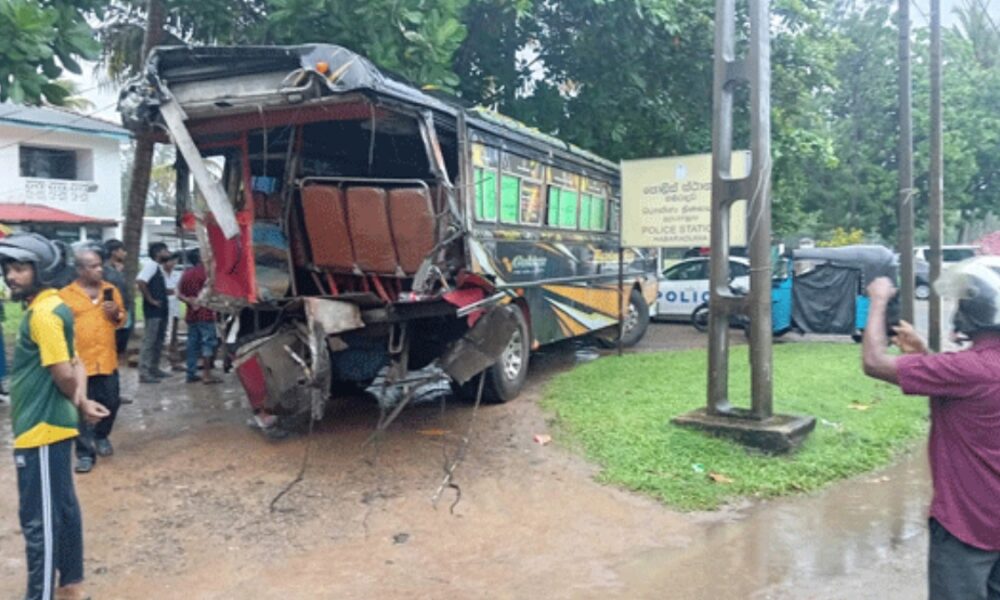 Bus Driver and Conductor Arrested Following Train Collision in Habaraduwa