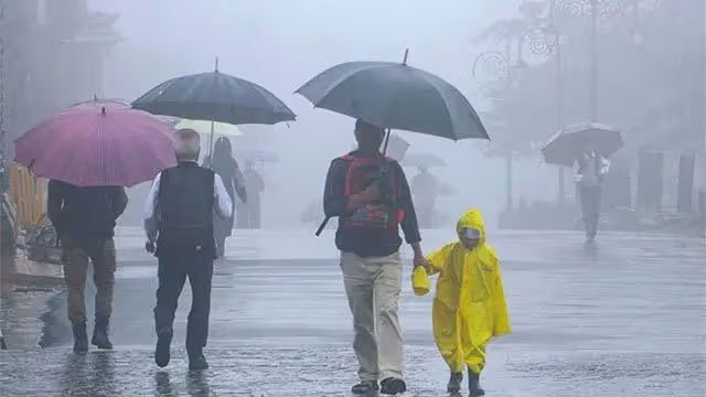 Rainfall and gusty winds forecast for multiple regions today