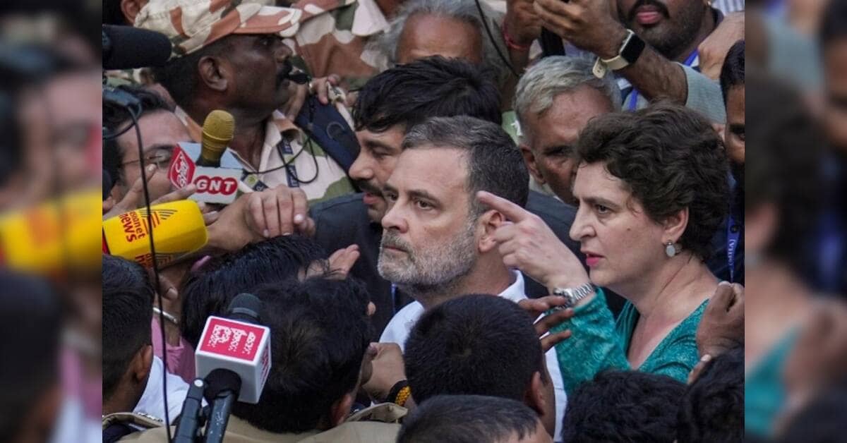 Congress leaders detained during Delhi election protest