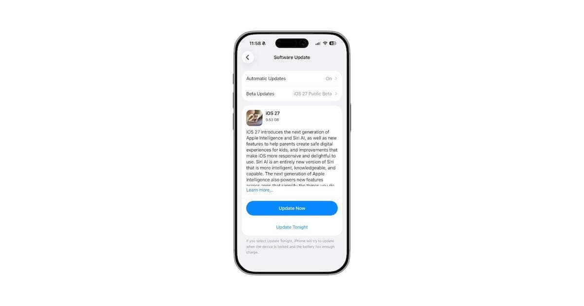 Apple ने iOS 27 लॉन्च किया, नए Siri AI और Apple Intelligence फीचर्स के साथ