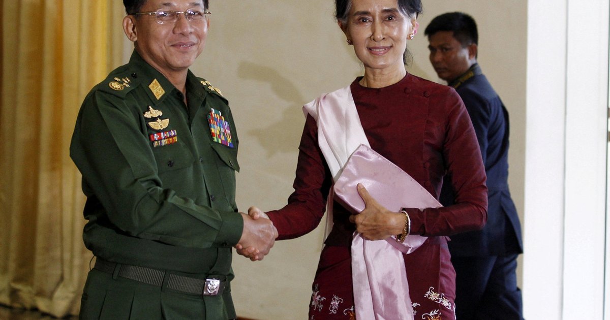 Myanmar releases photos of detained Aung San Suu Kyi