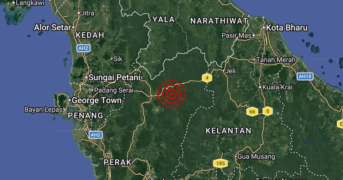 Gempa Ringan Guncang Temenggor di Perak