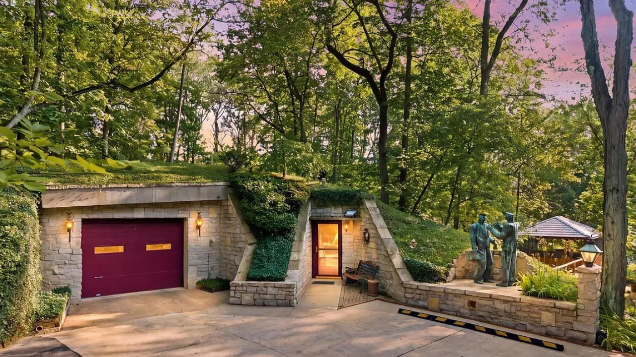 Underground home with grass roof seeks buyer for $850,000