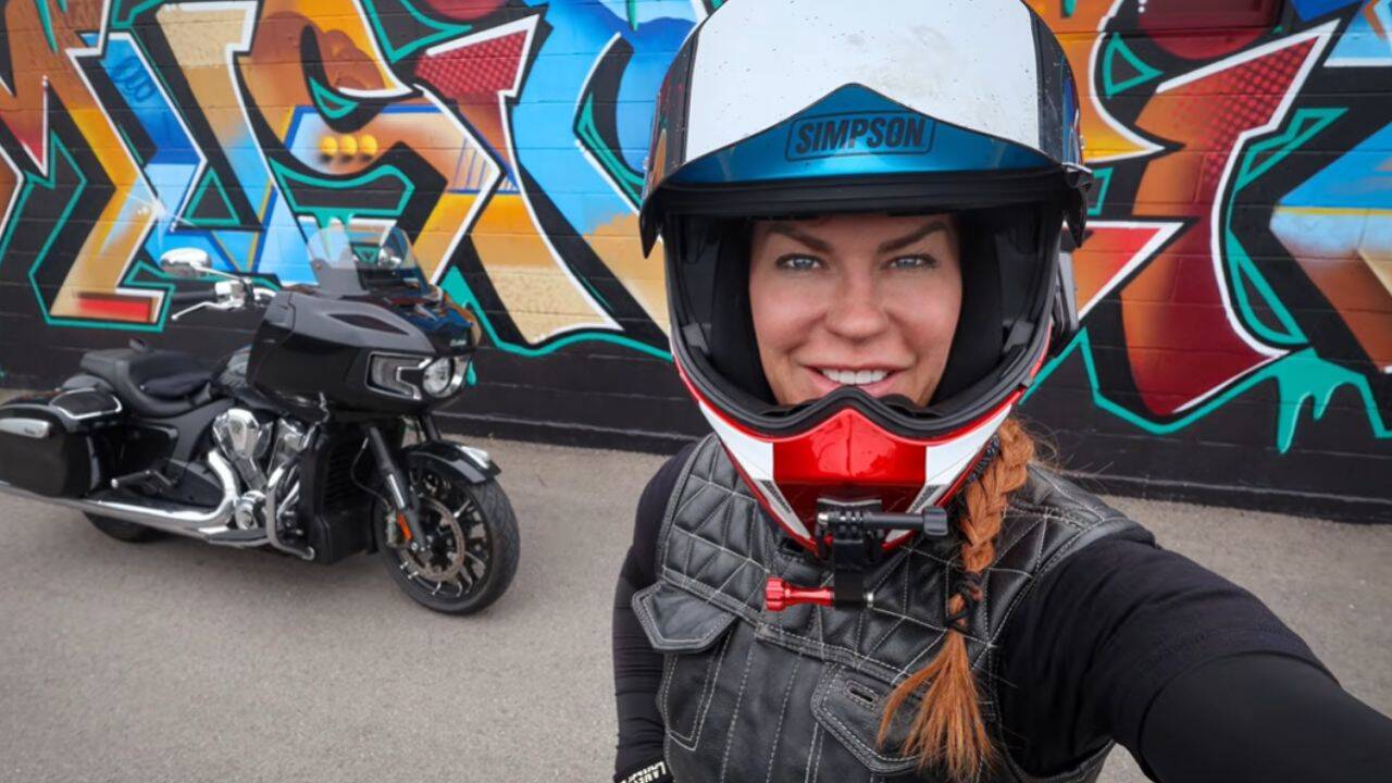 US woman completes epic 7,000-mile motorcycle ride for charity
