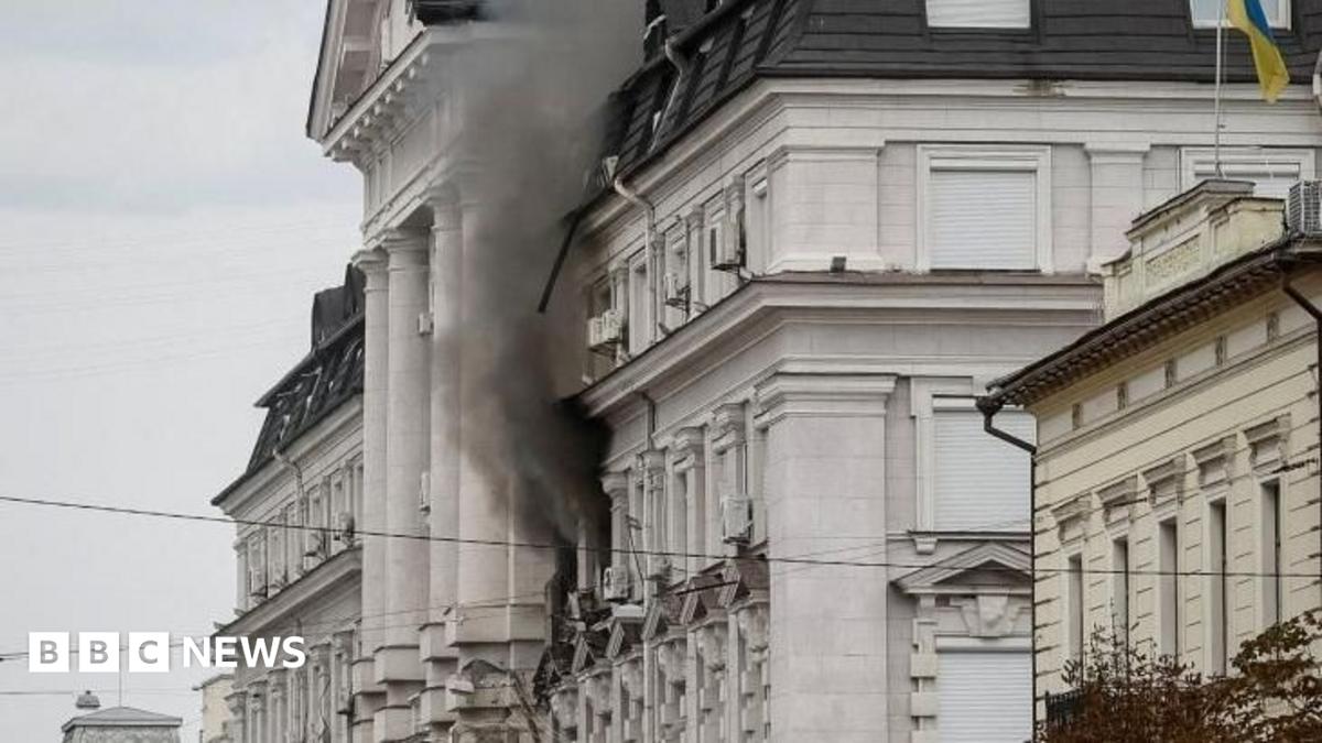 Russian drone strikes Ukrainian security command center in Kyiv