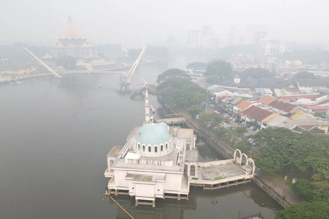 Sarawak district breaches emergency haze threshold with hazardous pollution